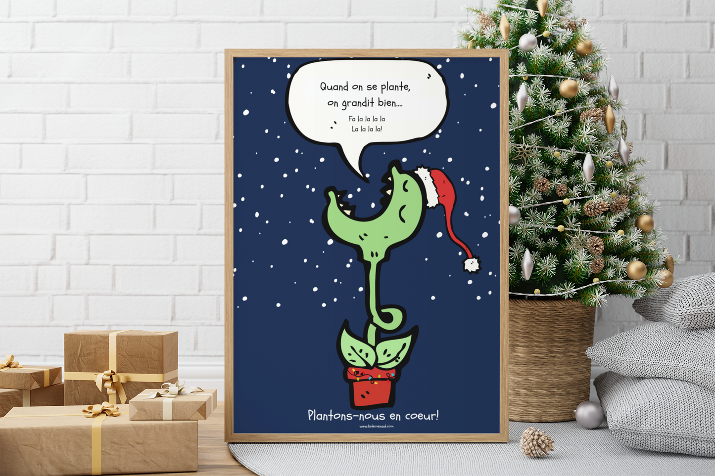 La plante carnivore de Noël!