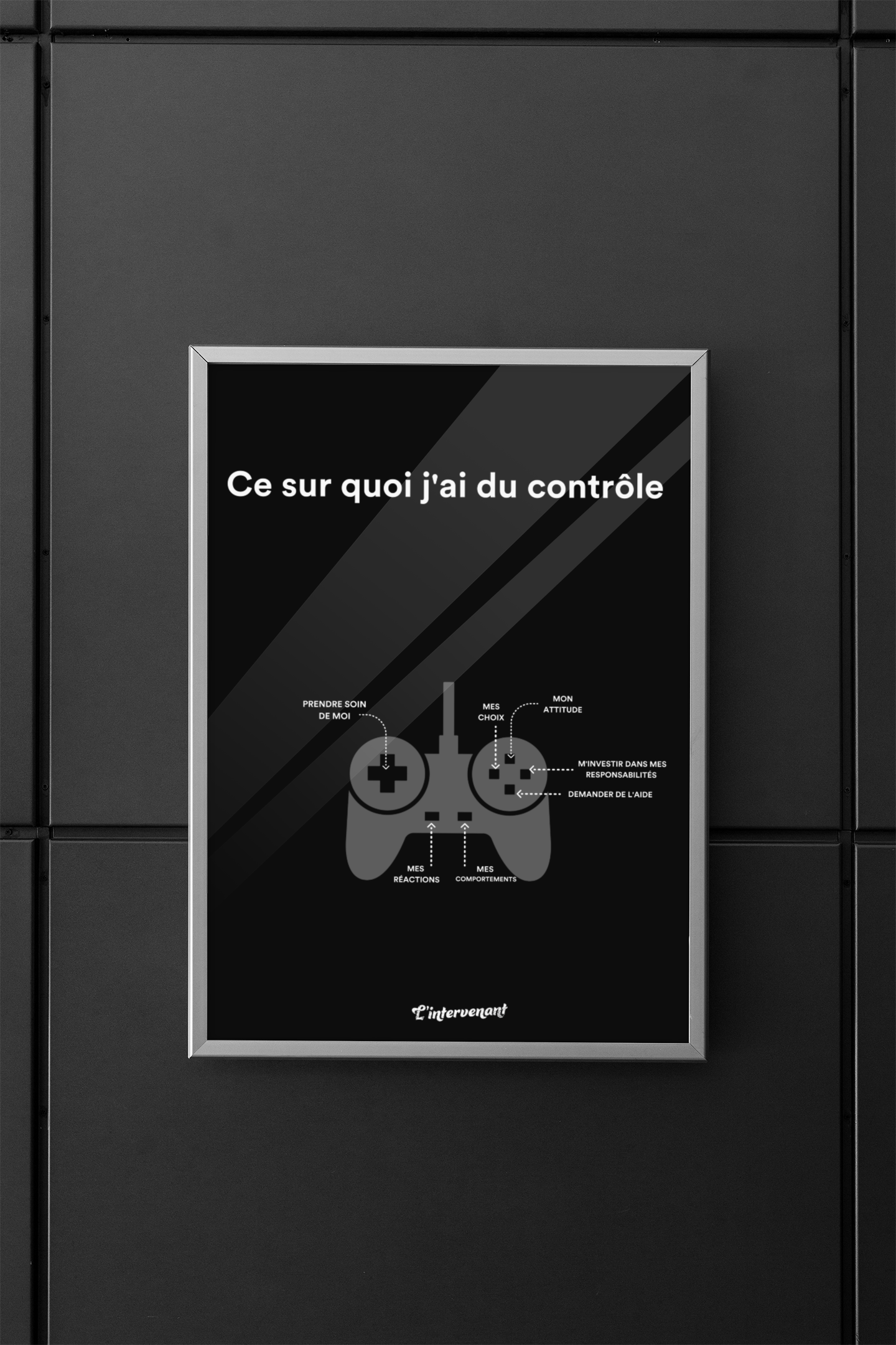 L'affiche "Prends le contrôle"