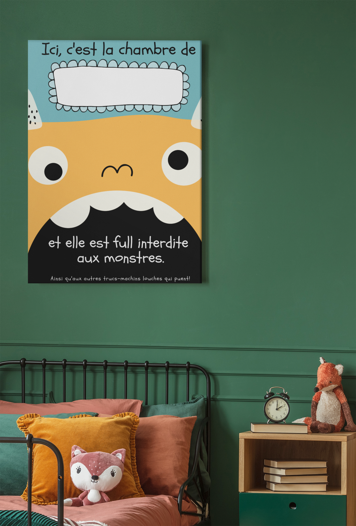 L'affiche Interdite aux monstres + un guide d'intervention
