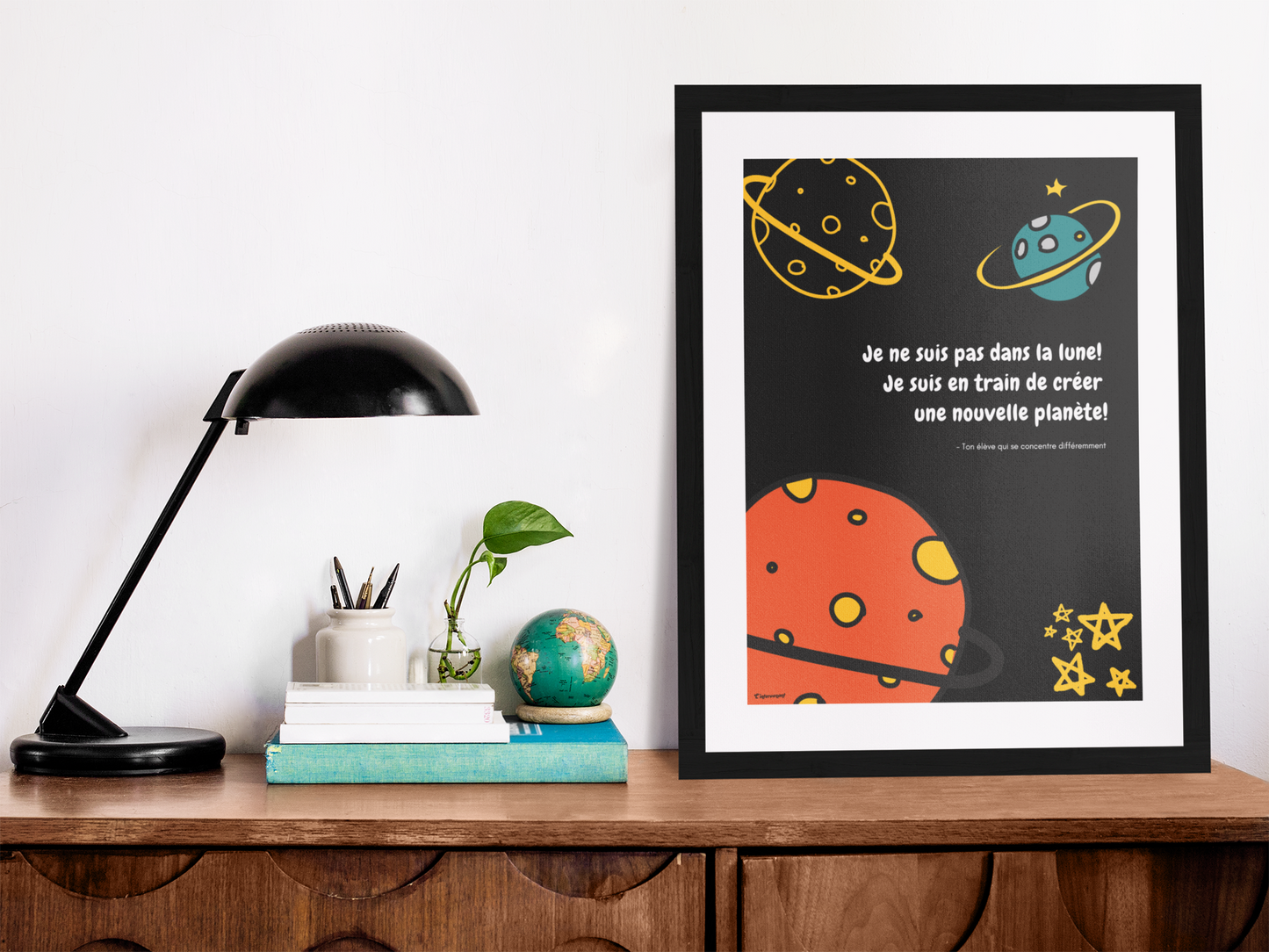L'affiche numérique « Une nouvelle planète »
