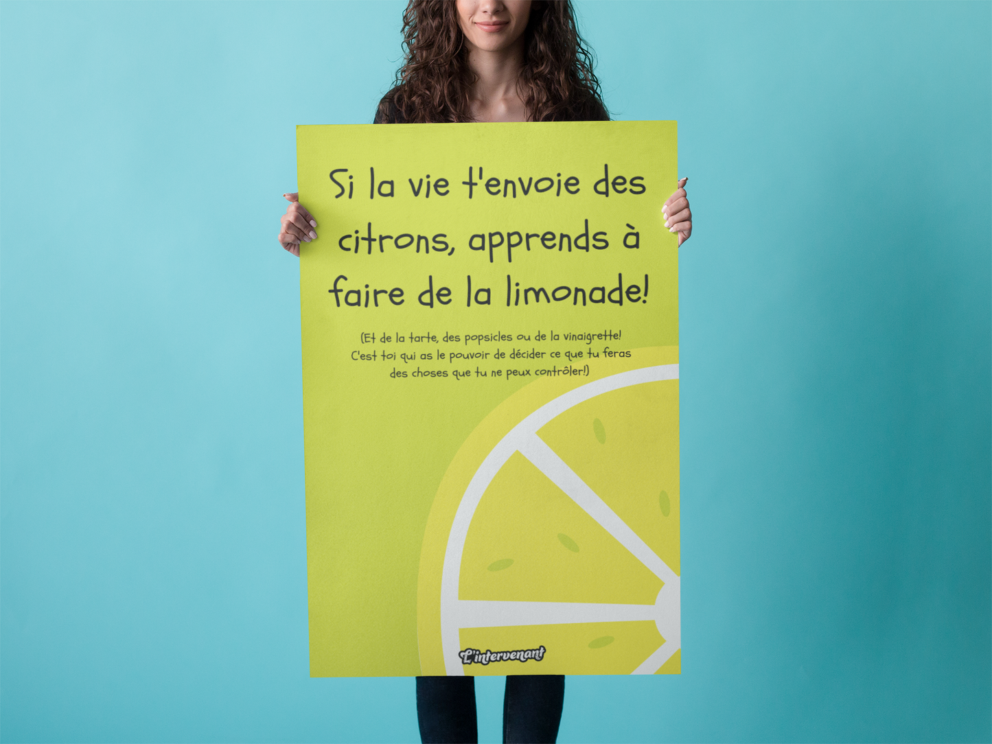 Limonade fraîche pour journées poches
